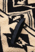 Aztec Yoke Sherpa Half Zip Stand Collar Kangaroo Pocket Sweatshirt